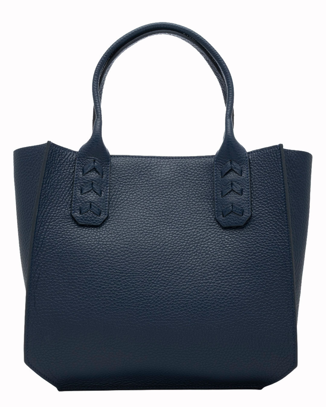 Elaine Turner- Mauney Satchel Bag- Navy Pebble - Edit by Elaine Turner