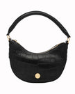 Elaine Turner- Sawyer Shoulder Bag- Black Croc - Edit by Elaine Turner