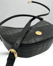 Elaine Turner- Sawyer Shoulder Bag- Black Croc - Edit by Elaine Turner