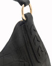 Elaine Turner- Sawyer Shoulder Bag- Black Croc - Edit by Elaine Turner
