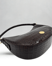 Elaine Turner- Sawyer Shoulder Bag- Chocolate Croc - Edit by Elaine Turner