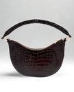 Elaine Turner- Sawyer Shoulder Bag- Chocolate Croc - Edit by Elaine Turner