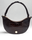 Elaine Turner- Sawyer Shoulder Bag- Chocolate Croc - Edit by Elaine Turner