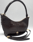 Elaine Turner- Sawyer Shoulder Bag- Chocolate Croc - Edit by Elaine Turner
