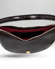 Elaine Turner- Sawyer Shoulder Bag- Chocolate Croc - Edit by Elaine Turner