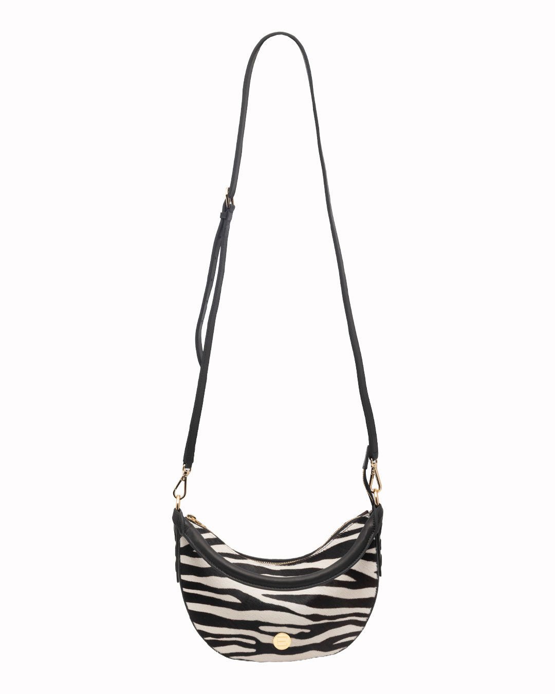 Elaine Turner- Sawyer Shoulder Bag- Zebra Haircalf - Edit by Elaine Turner