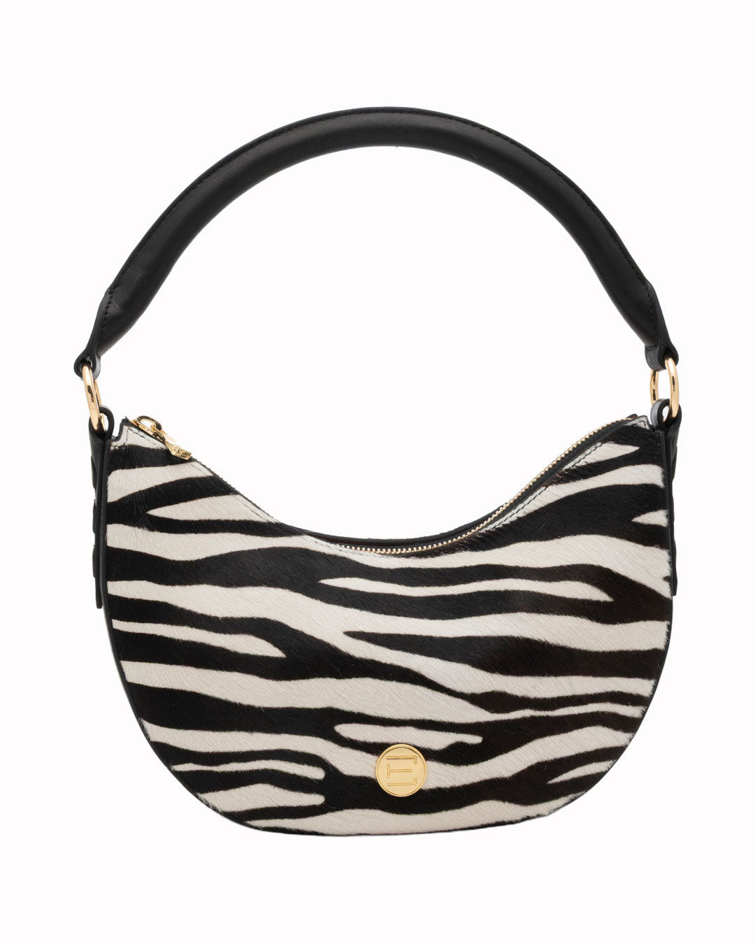 Elaine Turner- Sawyer Shoulder Bag- Zebra Haircalf - Edit by Elaine Turner