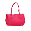 Elaine Turner- Tammy Tote- Solid Red Pebble Leather - Edit by Elaine Turner