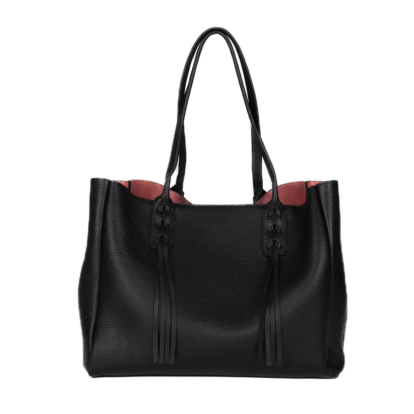 Elaine Turner- The Ali Tote- Black Pebble - Edit by Elaine Turner