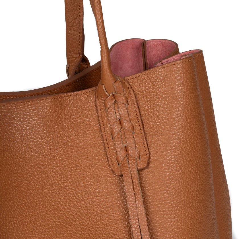 Elaine Turner- The Ali Tote- Camel Pebble - Edit by Elaine Turner