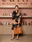 Elaine Turner- The Ali Tote- Camel Pebble - Edit by Elaine Turner