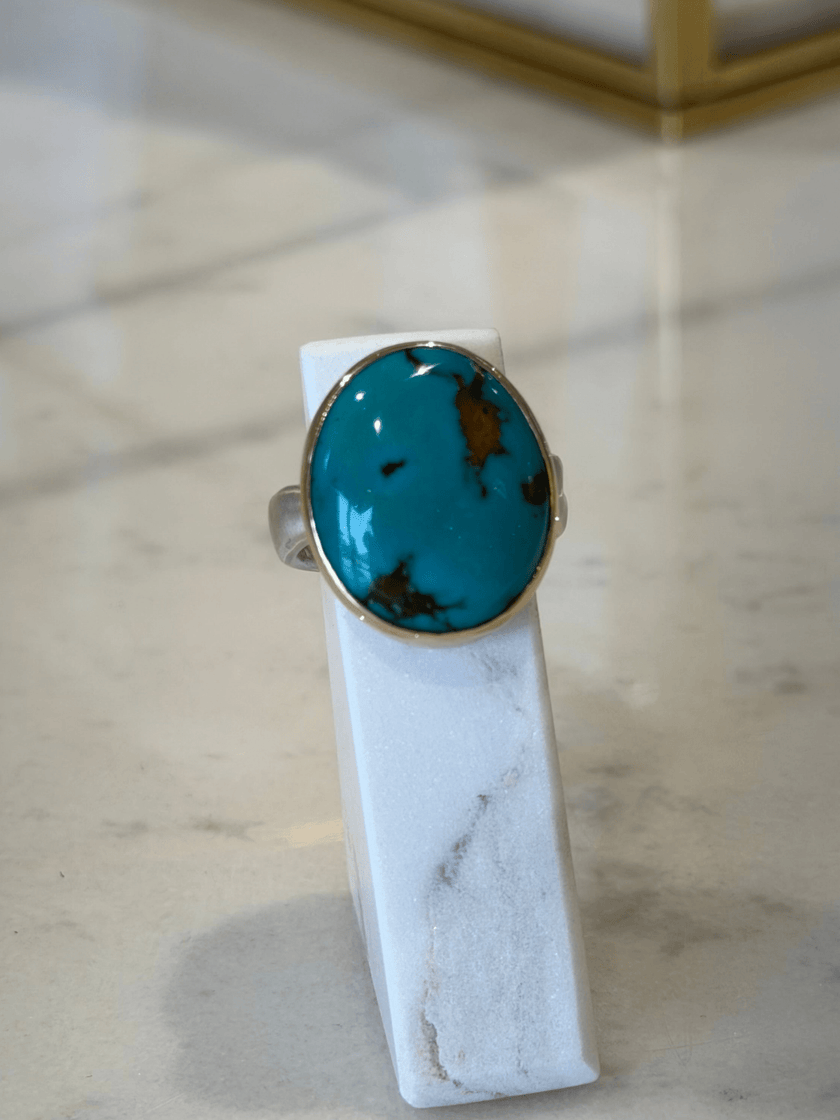 Emily Amey- Armenian Turquoise Ring - Edit by Elaine Turner