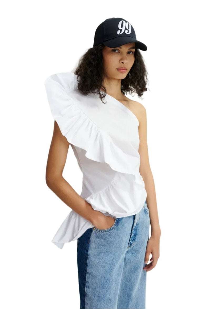 Essentiel Antwerp- Haven Ruffle Top - Edit by Elaine Turner