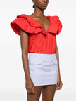 Essentiel Antwerp- Hillary Voluminous Ruffle Top - Edit by Elaine Turner