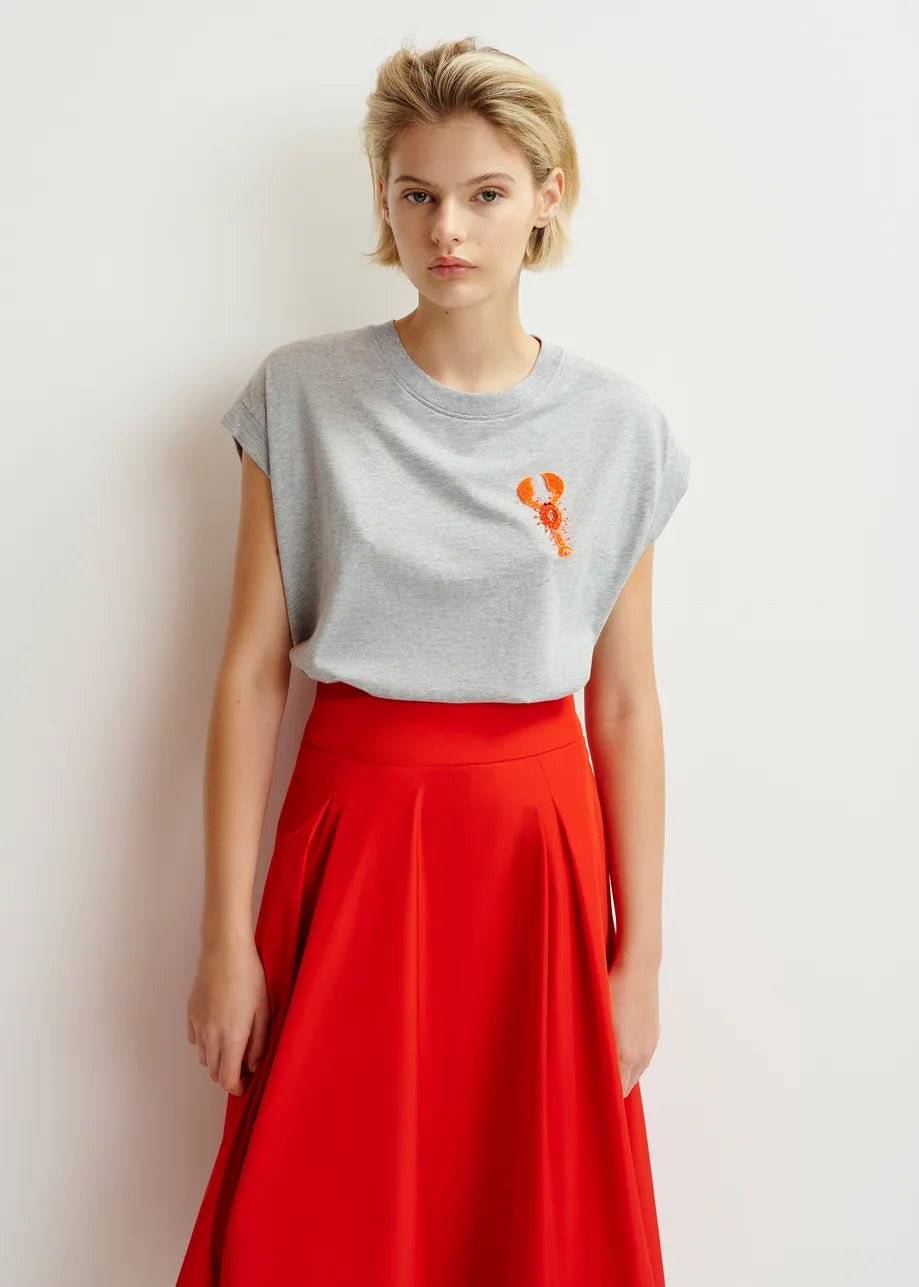 Essentiel Antwerp- Hosanna Pleated Midi Skirt - Edit by Elaine Turner