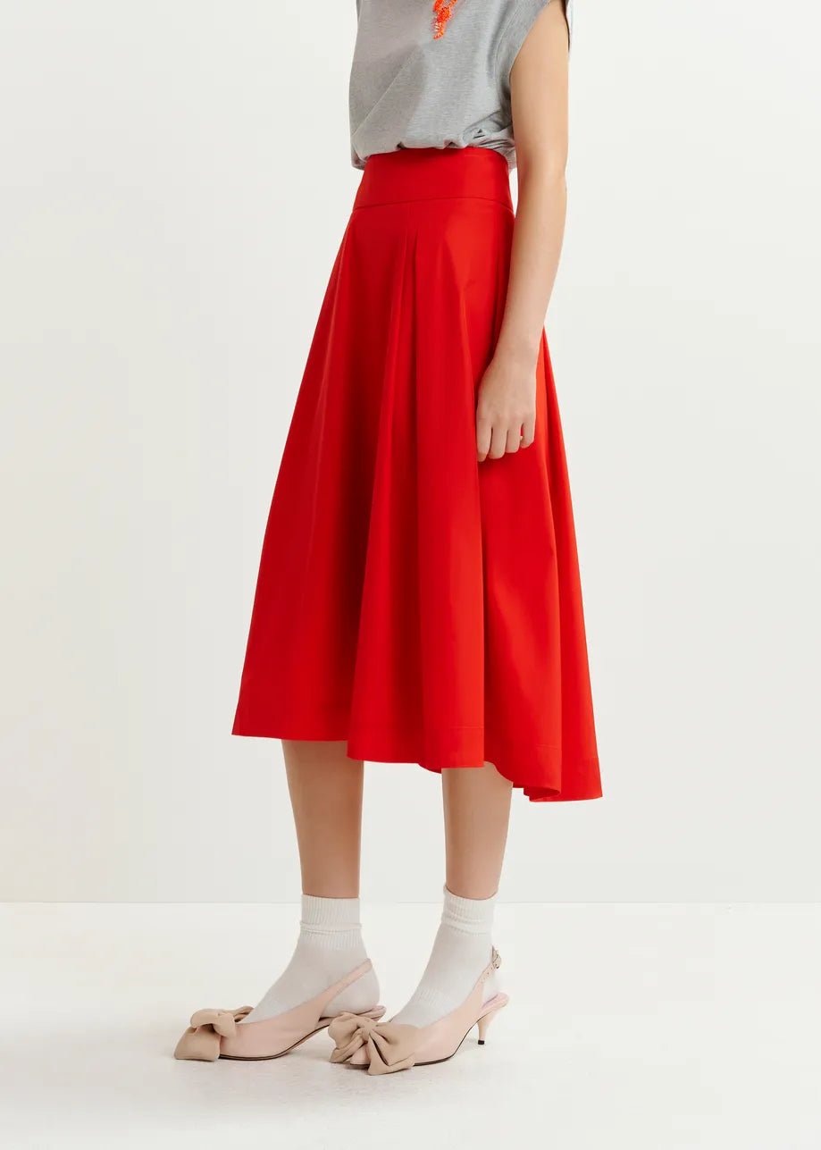 Essentiel Antwerp- Hosanna Pleated Midi Skirt - Edit by Elaine Turner