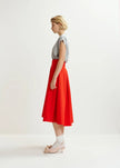 Essentiel Antwerp- Hosanna Pleated Midi Skirt - Edit by Elaine Turner