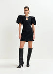 Essentiel Antwerp- Ijingle Rhinestone Mini Dress - Edit by Elaine Turner