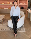 Essentiel Antwerp- Itao Faux Leather Pants - Edit by Elaine Turner