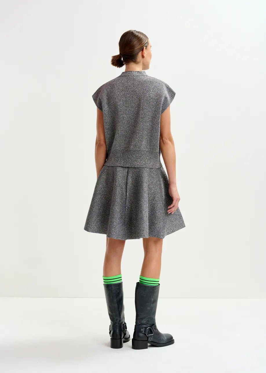 Essentiel Antwerp- Itdance Lurex Knitted Sweater - Edit by Elaine Turner