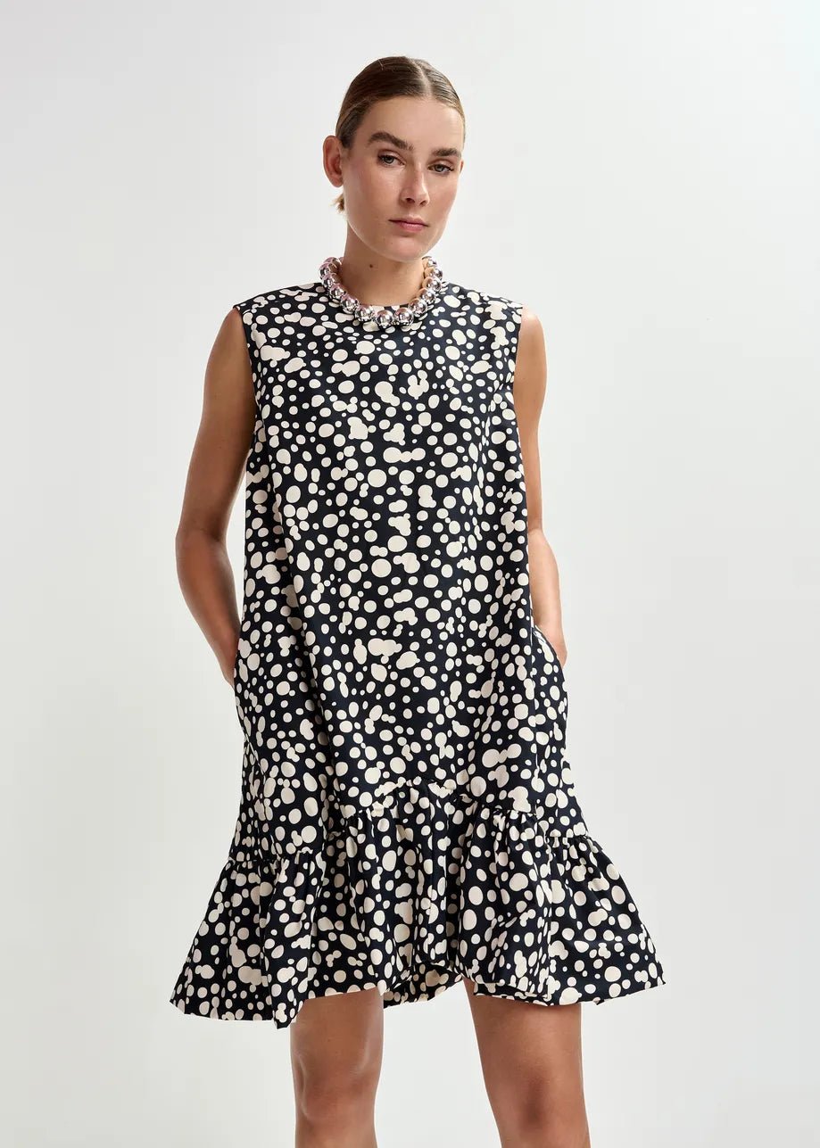 Essentiel Antwerp- Jonkel Sleeveless Bow Dress - Edit by Elaine Turner