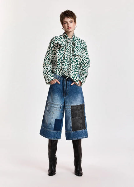 Essentiel Antwerp- Khaleesi Pussy Bow Tie Shirt - Off White - Edit by Elaine Turner
