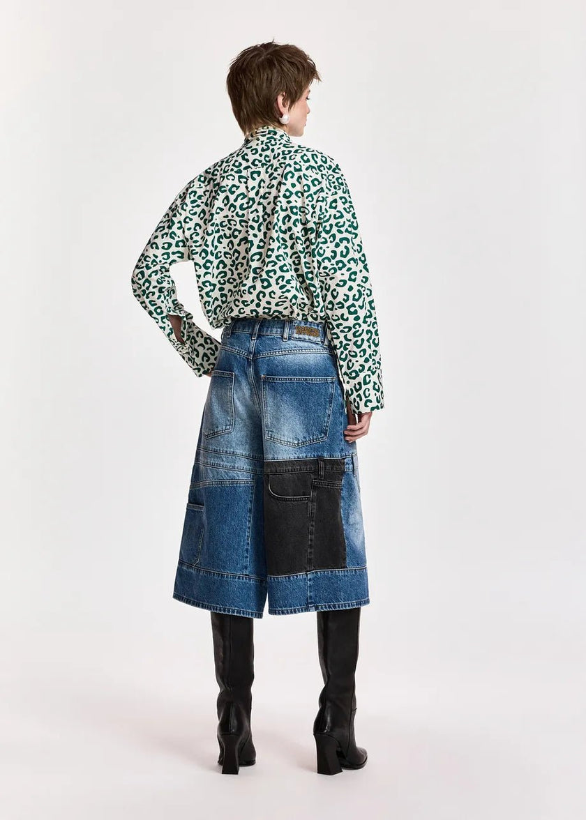 Essentiel Antwerp- Khaleesi Pussy Bow Tie Shirt - Off White - Edit by Elaine Turner