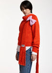 Essentiel Antwerp- Kollier Pullover with Bow - Loose Juice - Edit by Elaine Turner