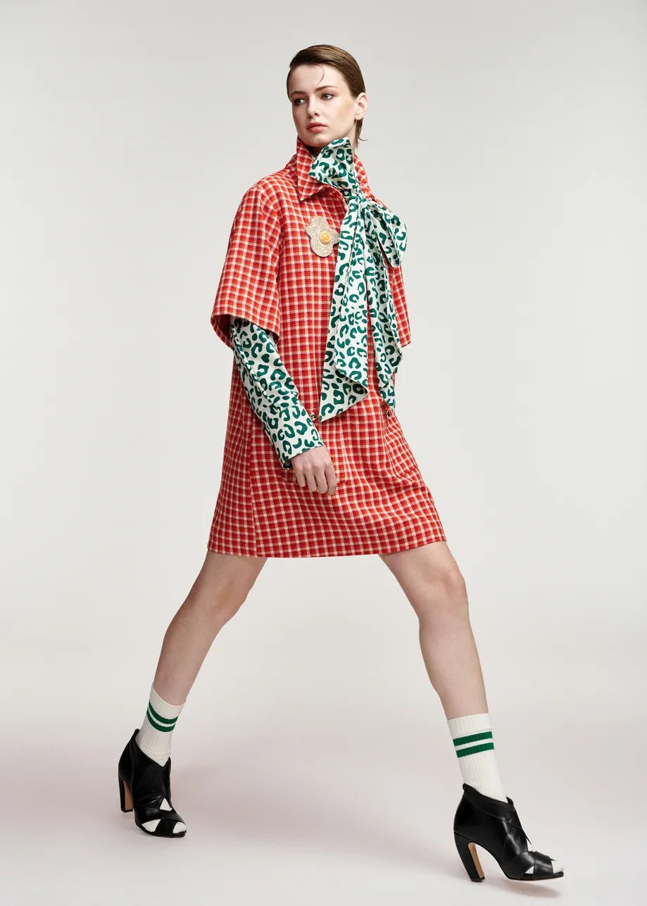 Essentiel Antwerp- Kooky Polo Mini Dress - Firestarter - Edit by Elaine Turner
