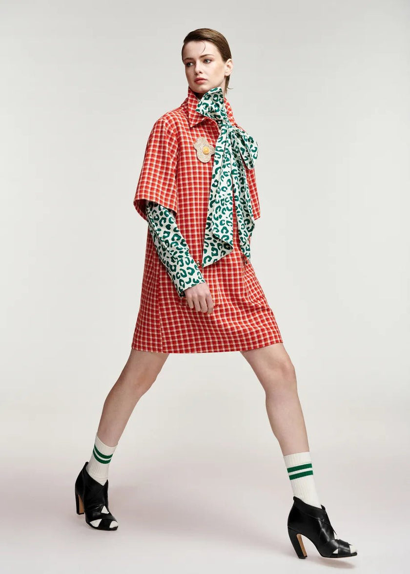 Essentiel Antwerp- Kooky Polo Mini Dress - Firestarter - Edit by Elaine Turner