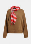 Essentiel Antwerp- Kurtis Pullover with Scarf - Camel Club - Edit by Elaine Turner