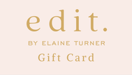 Gift Cards: $50-$500 Denominations - Edit by Elaine Turner