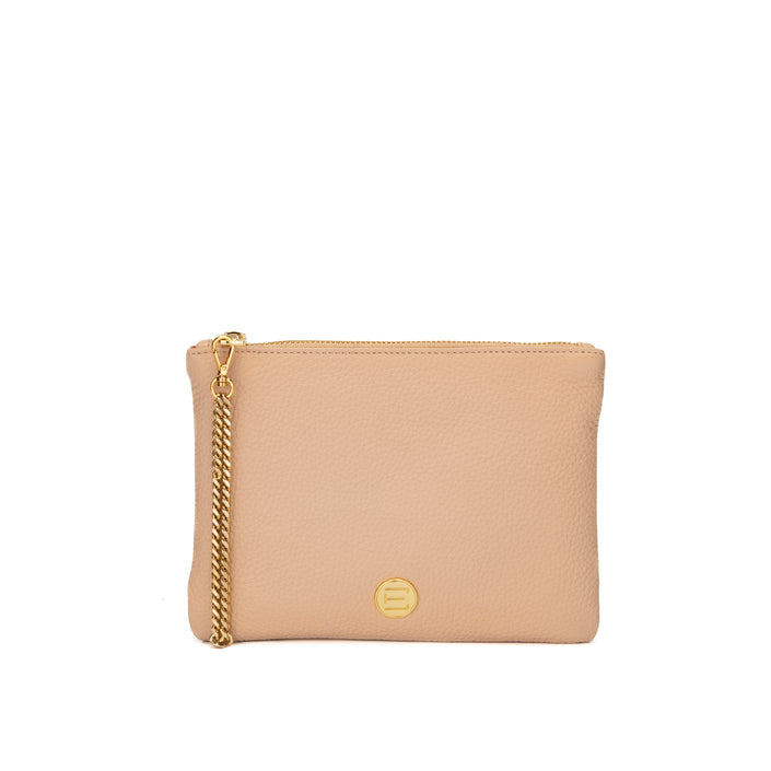 The Gigi Zip Pouch - Nude Pebble