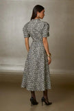 Gizia- Textured Tweed Midi Dress - Black - Edit by Elaine Turner