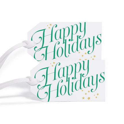 Happy Holidays Gift Tags - Edit by Elaine Turner