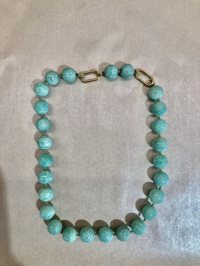 Harper Hart- Hannah Amazonite Necklace - Edit by Elaine Turner