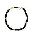 Harper Hart- Jet Necklace - Black African Sea Glass - Edit by Elaine Turner