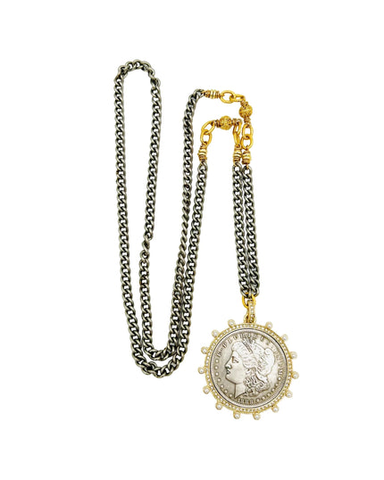 Harper Hart- Monaco Necklace - Silver - Edit by Elaine Turner