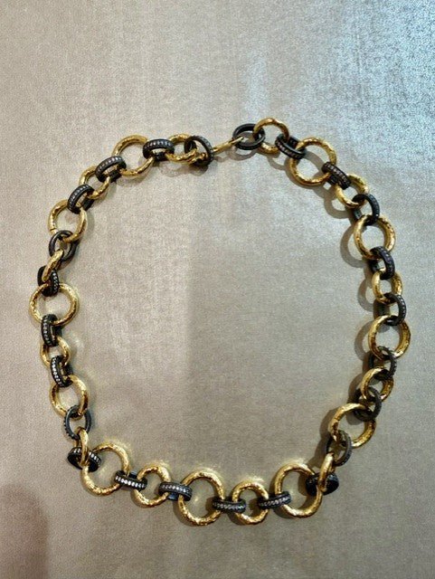 Harper Hart- Scarlett Necklace with Clear Crystals - Edit by Elaine Turner