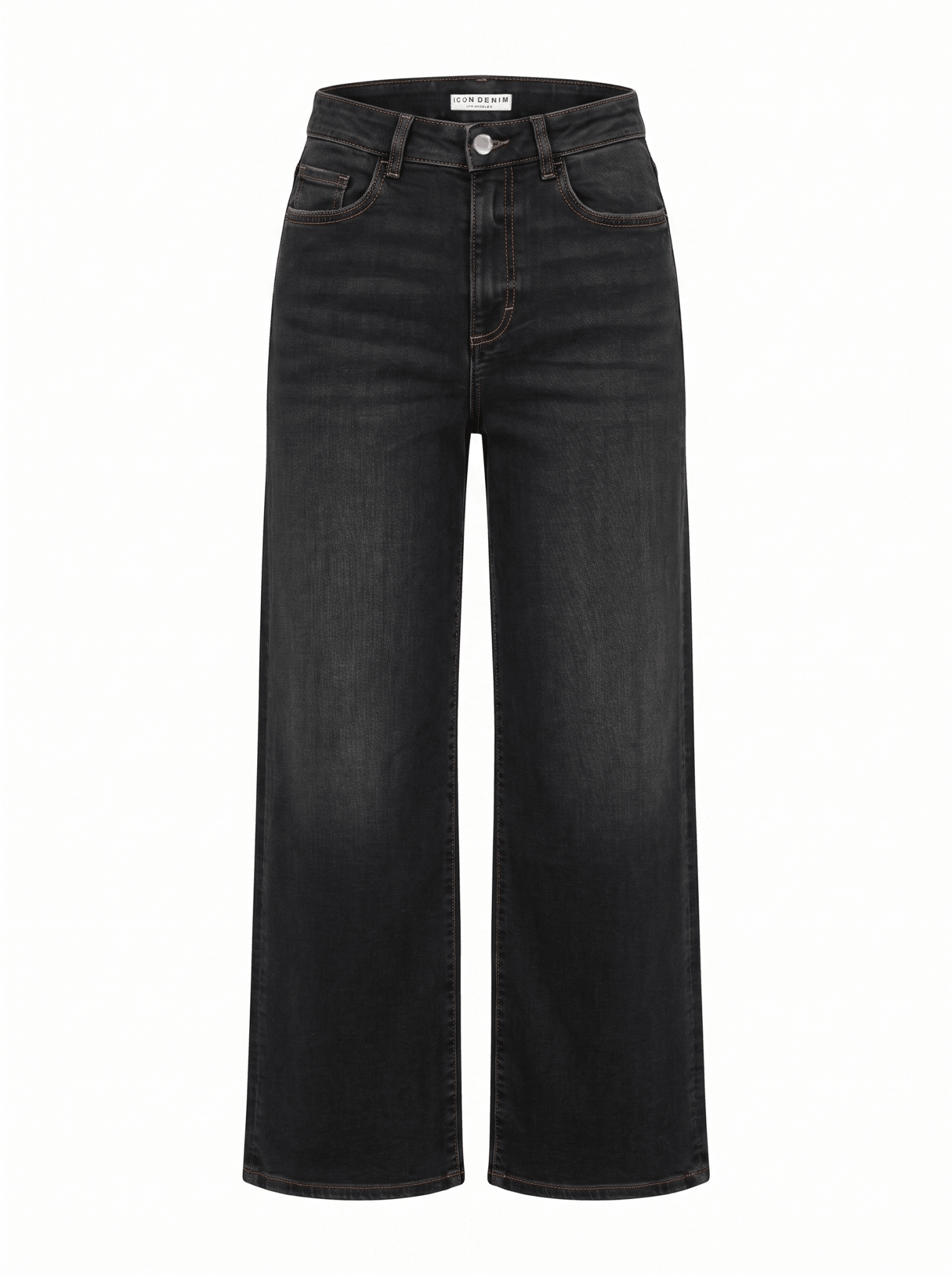 Icon Denim- Angie Crop Jeans - Noir - Edit by Elaine Turner