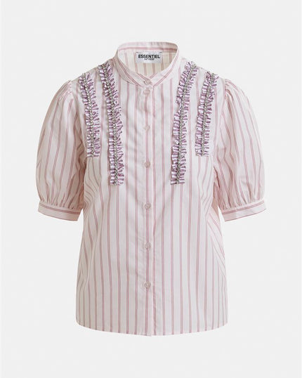Rhinestone Frill Shirt