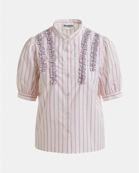Rhinestone Frill Shirt