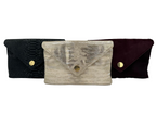 Bella Clutch- Bordeaux Haircalf