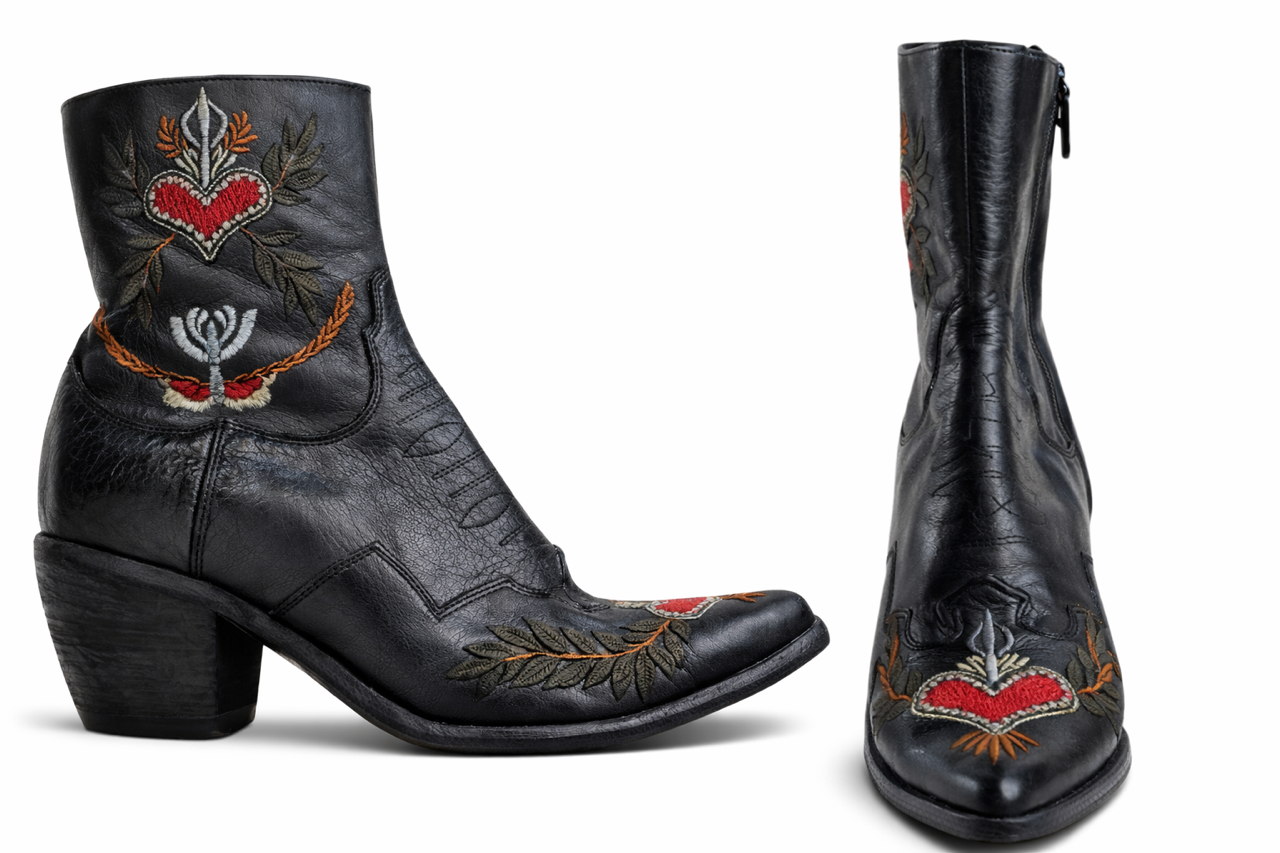 Marco Delli: Durban Black Boots - Edit by Elaine Turner