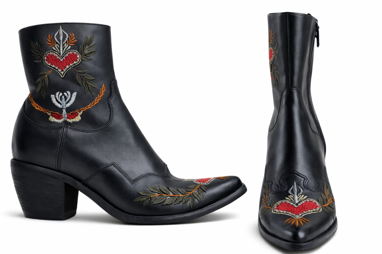 Marco Delli: Durban Black Boots - Edit by Elaine Turner