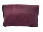 Bella Clutch- Bordeaux Haircalf