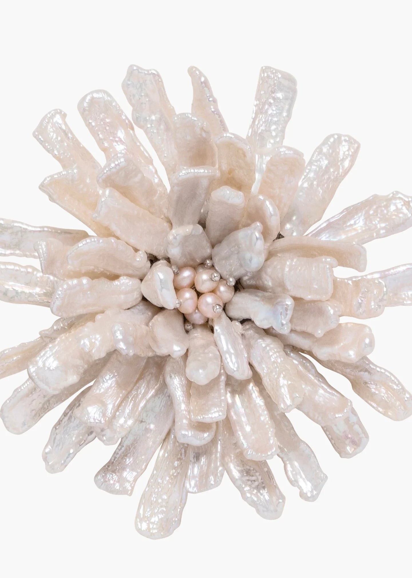 Jennifer Behr- Blythe Brooch - Pearl - Edit by Elaine Turner