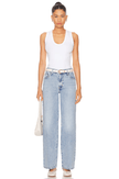 Jordan U Neck Ribbed Tank - Edit by Elaine Turner