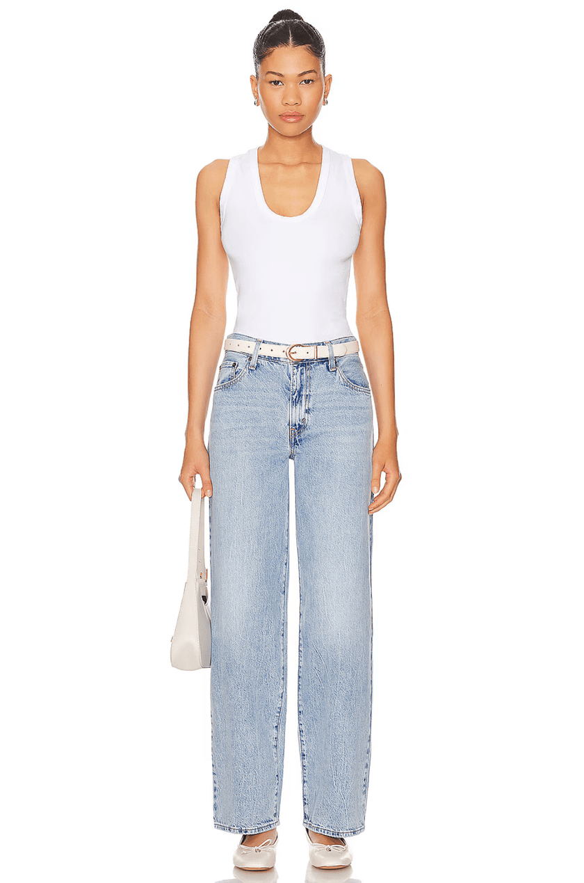 Jordan U Neck Ribbed Tank - Edit by Elaine Turner