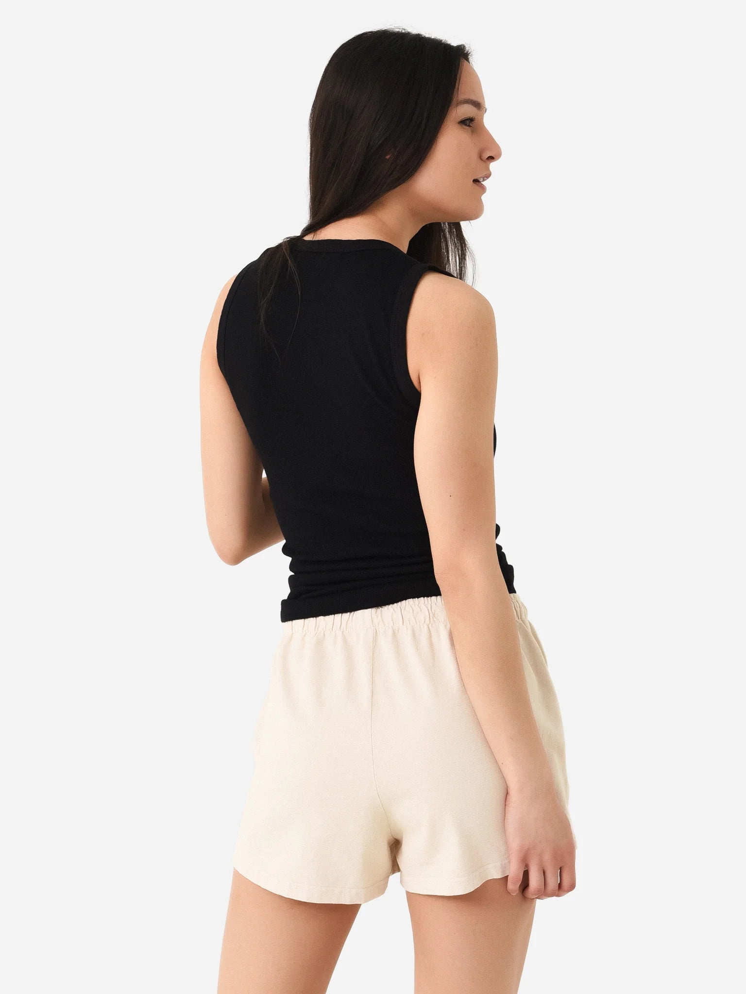 Jordan U Neck Ribbed Tank - Edit by Elaine Turner